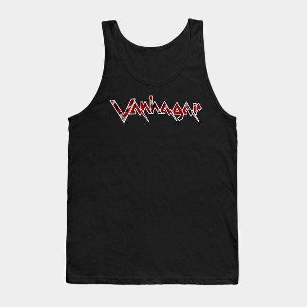 Van Hagar - Original First Album VH logo FrankenStrat Style Tank Top by RetroZest